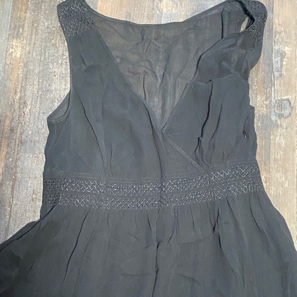 Banana Republic Black chiffon Sleeveless Dress
